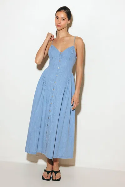 Truedames Bluebell Breeze Lightweight Denim Midi Dress