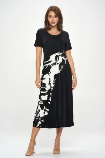 Truedames Bns Contrast Maxi Dress In Black