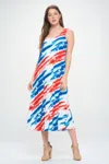 Truedames Bns Florida Print Tank Long Dress In Multi