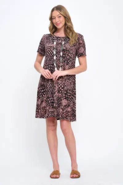 Truedames Bns Missy Dress In Brown