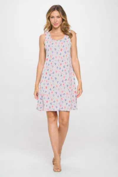 Truedames Bns Missy Tank Dress In Multi