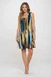 Truedames Bns Missy Tank Dress In Multi