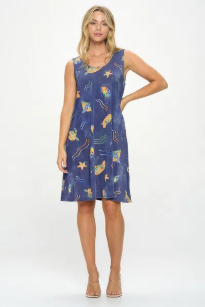 Truedames Bns Missy Tank Dress In Multi