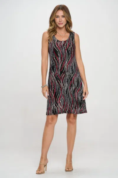 Truedames Bns Missy Tank Dress In Red
