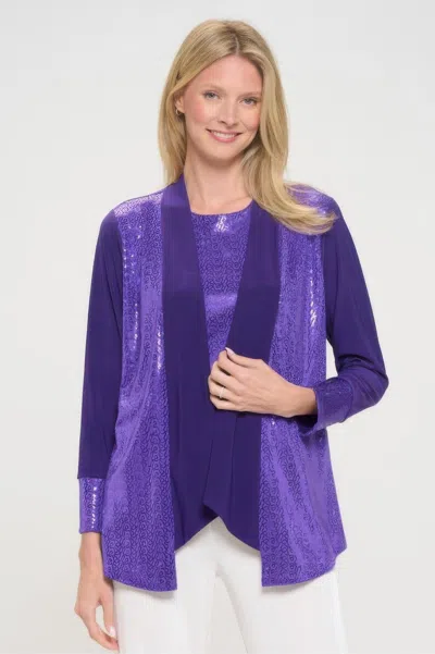 Truedames Bns Trence Contrast Jacket In Purple