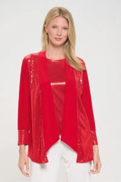 Truedames Bns Trence Contrast Jacket In Red