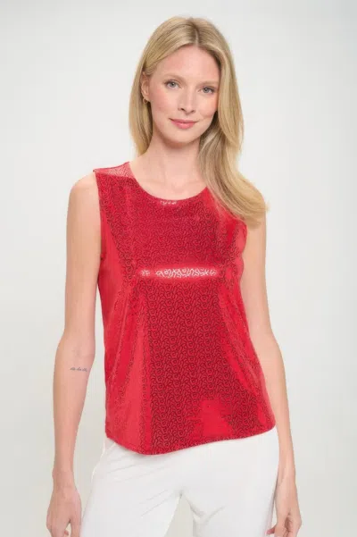 Truedames Bns Trence Contrast Tank Top In Red