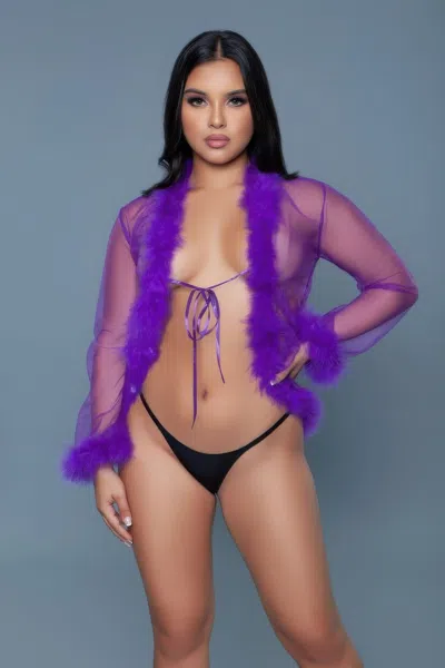 Truedames Bou Robe In Purple