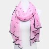 Truedames Bow Print Scarf In Multi