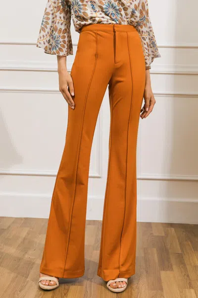 Truedames But Better Flare Pants In Orange
