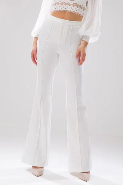 Truedames But Better Flare Pants In White