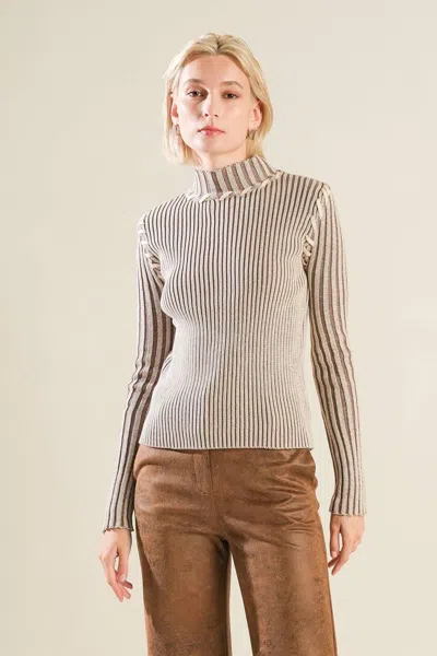 Truedames Candid Love Sweater Top In Multi