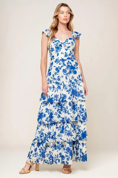 Truedames Captivating Personality Woven Maxi Dress In Multi