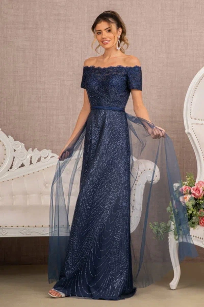 Truedames Carpet Formal Dress In Blue