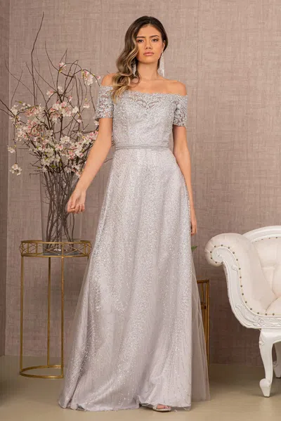 Truedames Carpet Formal Dress In Metallic