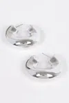 Truedames Ccb Ear Cuff Earring In Silver