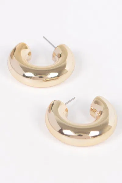 Truedames Ccb Hoop Earring In Gold