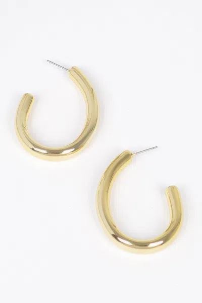 Truedames Ccb Hoop Earring In Gold