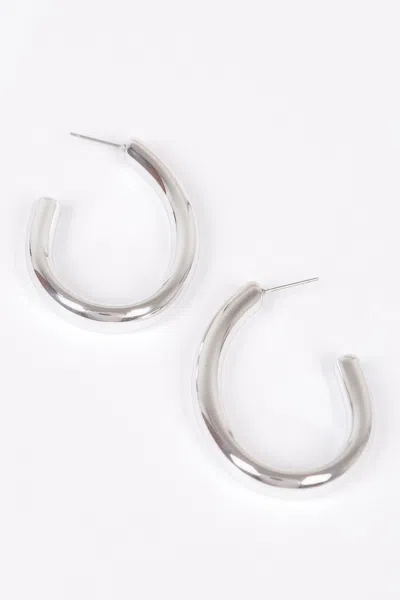 Truedames Ccb Hoop Earring In Metallic