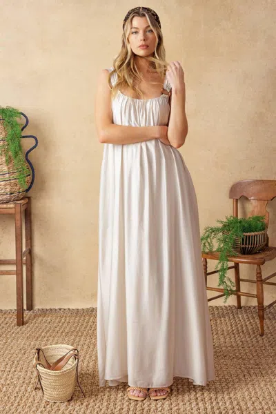 Truedames Celestial Skies Woven Maxi Dress In Sand