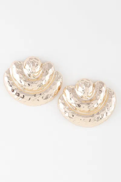 Truedames Chic Dangles Earrings In Gold