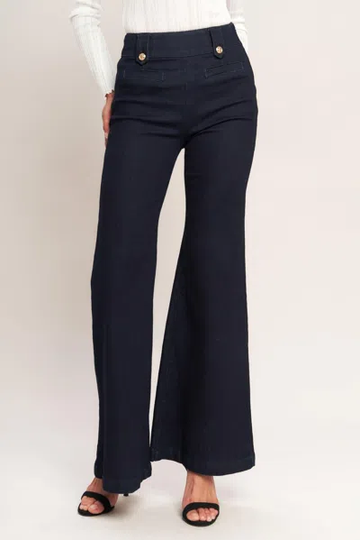 Truedames Classic Confidence Woven Pants In Blue
