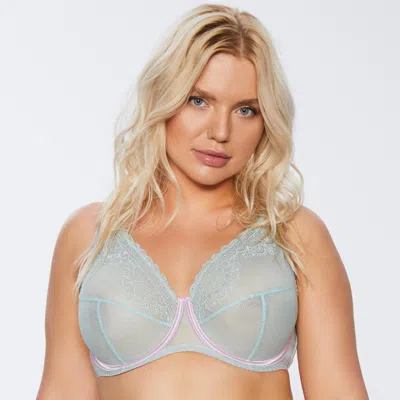Truedames Classic Full Coverage Bra In Green