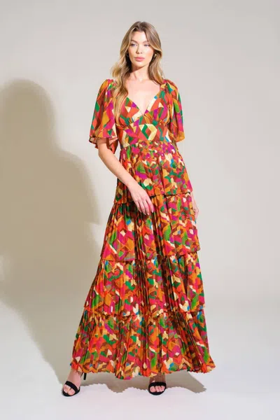 Truedames Coastal Dreams Woven Maxi Dress In Multi