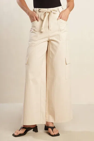 Truedames Colette Dream Woven Pants In Sand