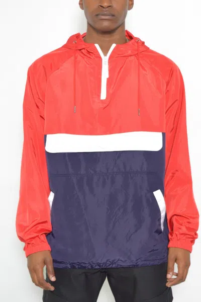 Truedames Color Block Anorak Jacket Pullover Windbreaker In Multi