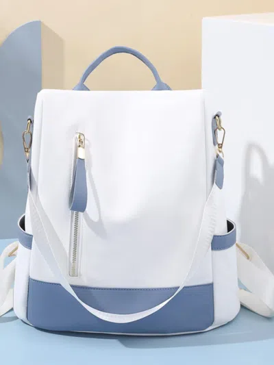 Truedames Color Block Convertible Backpack Bag In Multi