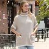 Truedames Colored Edge Solid Sleeveless Pocket Sweater In Gray