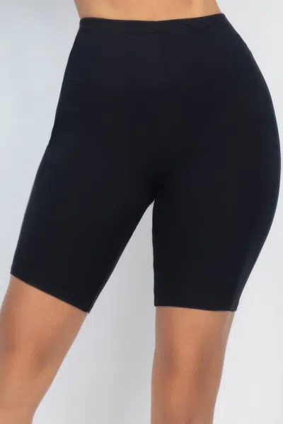 Truedames Comfort Stretch High-waisted Bike Shorts In Black