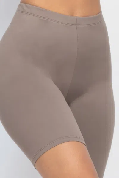 Truedames Comfort Stretch High-waisted Bike Shorts In Gray