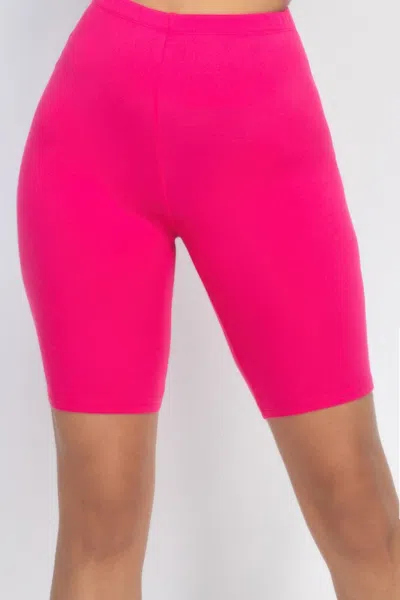 Truedames Comfort Stretch High-waisted Bike Shorts In Pink