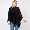 Truedames Comfy Travel Wrap Poncho In Black