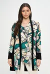 Truedames Contrast Jacket In Multi