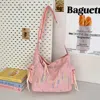 Truedames Contrast Texture Shoulder Bag In Pink