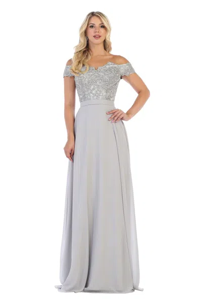 Truedames Corset Off The Shoulder Prom Dress In Multi
