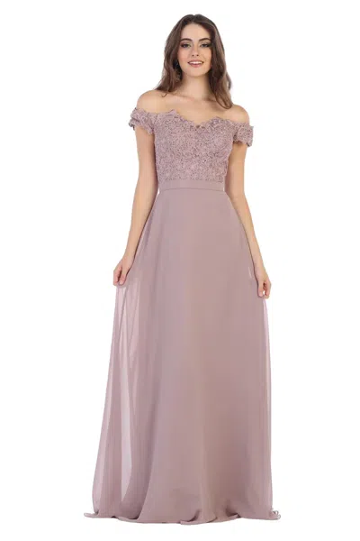 Truedames Corset Off The Shoulder Prom Dress In Multi