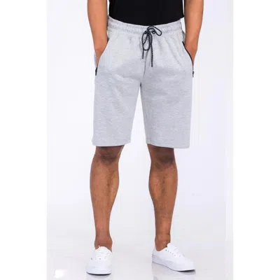 Truedames Cotton Blend Lounge Sweat Shorts With Zipper Pockets In Multi