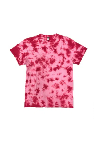 Truedames Cotton Crush Dyed Tshirt In Pink