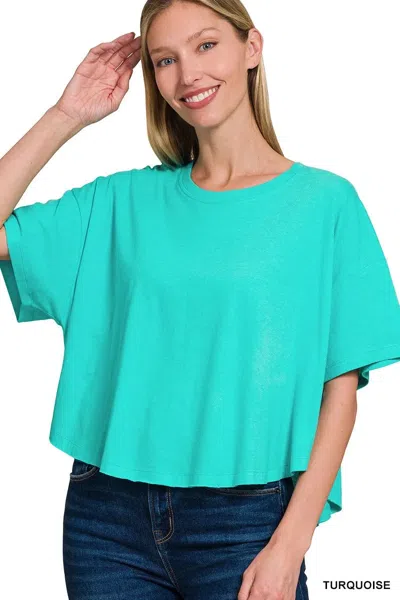 TRUEDAMES COTTON ROUND NECK SHORT SLEEVE T-SHIRT