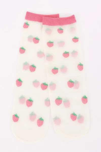Truedames Cotton Stretch Socks In Pink