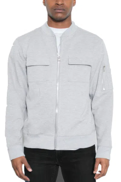 Truedames Cotton Zip Up Light Weight Jacket In White