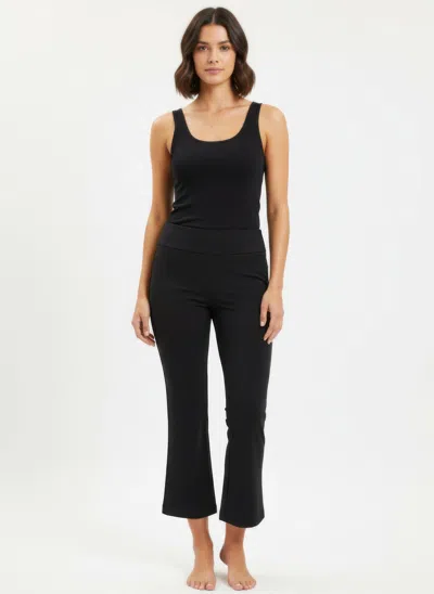 Truedames Counterparts Solid Pull On Pants In Black