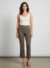 Truedames Counterparts Solid Pull On Pants In Brown