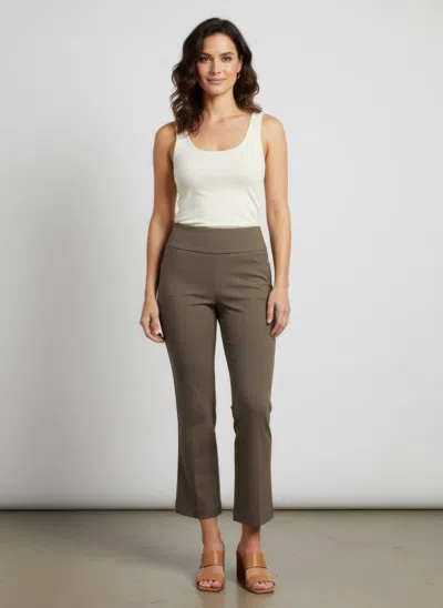 Truedames Counterparts Solid Pull On Pants In Brown