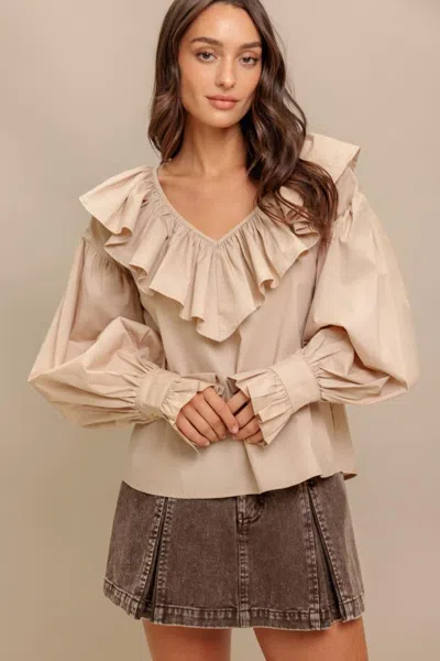 Truedames Couture Code Woven Top In Gray