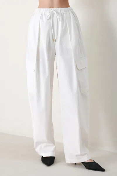 Truedames Crisp Essential Woven Ballon Pants In White